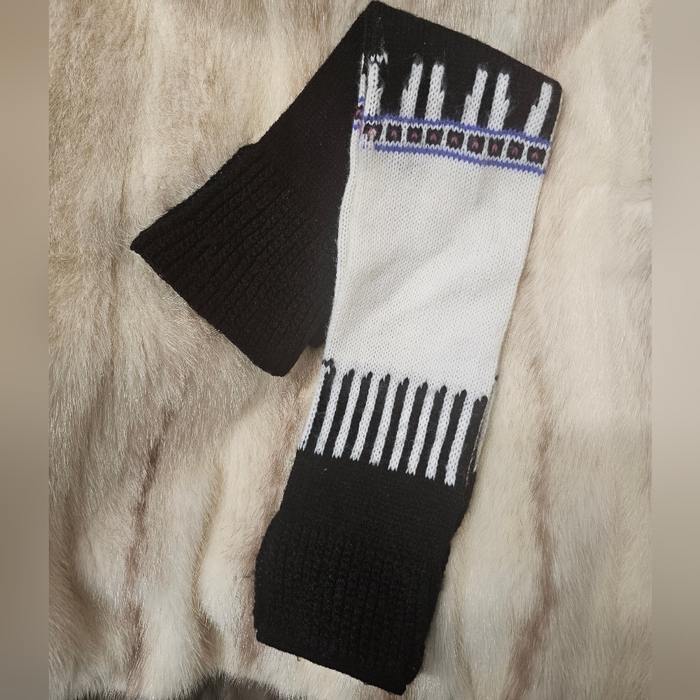 NEW STYLISH WARM THICK KNITTED LEGGINGS ~ LONG LEG WARMERS 27" LONG